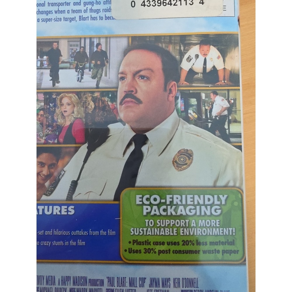 Paul‎ Blart Mall Cop DVD 2009 Kevin James Comedy Movie Columbia Pictures - Picture 10 of 10